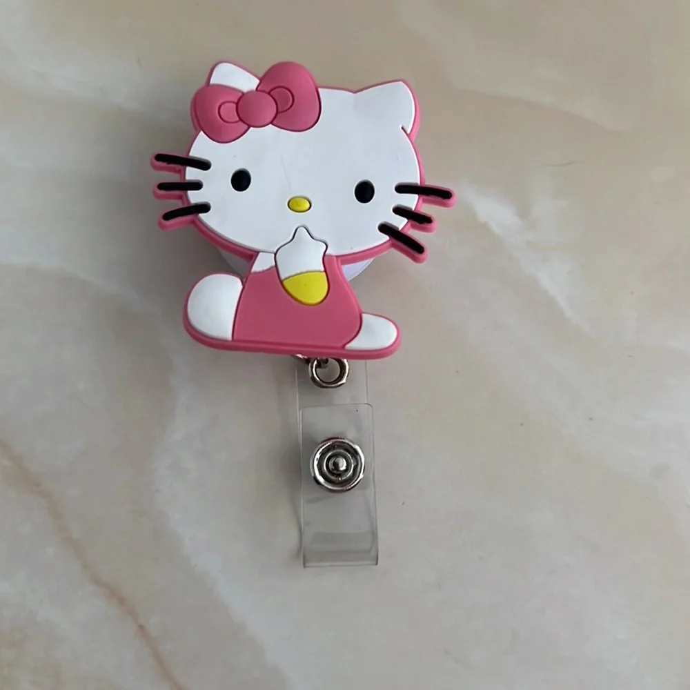 Hello Kitty Retractable ID Badge Reel